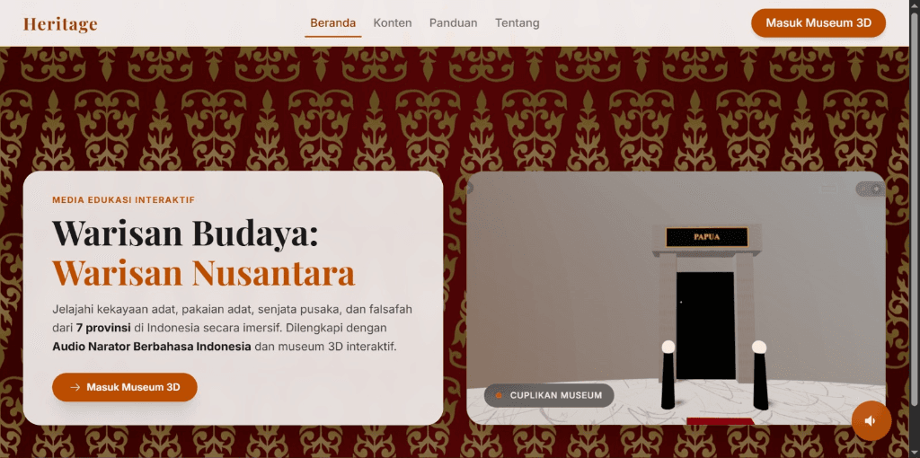 Warisan Budaya Virtual Gallery